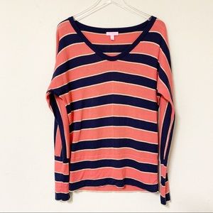 Lilly Pulitzer | V-Neck Striped Autumn Sweater